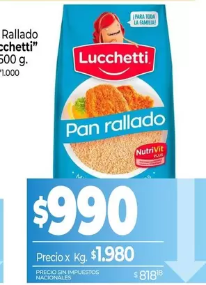 Lucchetti - Pan rallado