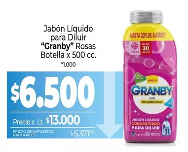 Granby - Jabón Líquido para Diluir