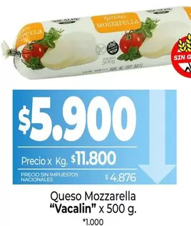 Vacalin - Queso Mozzarella
