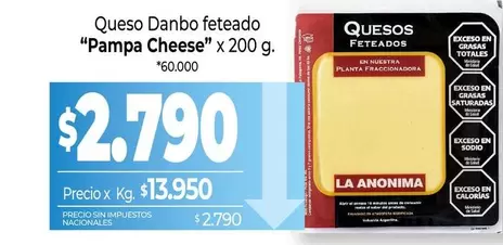 Pampa - Queso Danbo fetedado