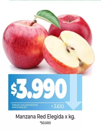 X$ - Manzana Red Elegida