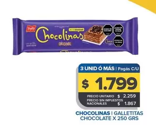 chocolinas - CHOCOLINAS | GALLETITAS CHOCOLATE