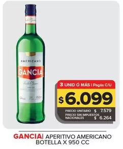 Gancia - APERITIVO AMERICANO