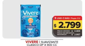 Vivere - SUAVIZANTE CLASICO DP
