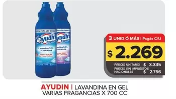 Ayudin - Lavandina en Gel