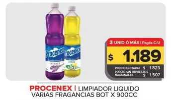 Procenex - LIMPIADOR LIQUIDO
