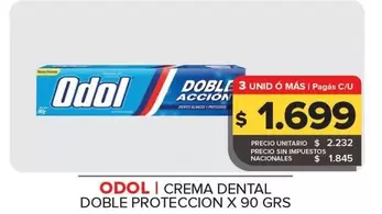 Odol - CREMA DENTAL DOBLE PROTECCION
