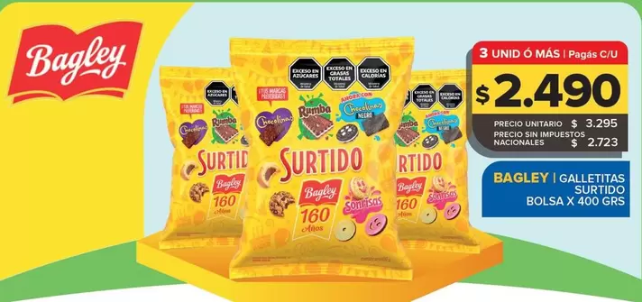 Bagley - Galletitas Surtido