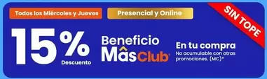 Beneficio MásClub