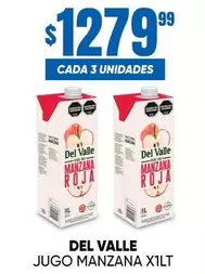 Del Valle - JUGO MANZANA X1LT