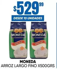ARROZ LARGO FINO X500GRS