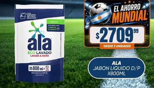 Ala - JABON LIQUIDO D/P X800ML