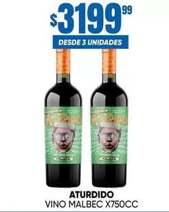 Malbec - VINO MALBEC X750CC