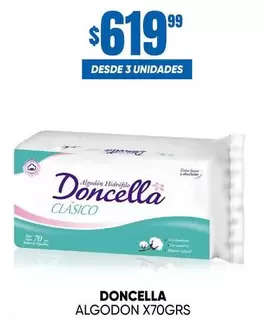 Doncella - Algodon Hidrófila Clásico