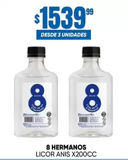 8 Hermanos - LICOR ANIS X200CC
