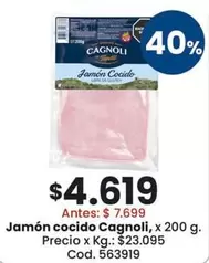 Cagnoli - Jamón cocido
