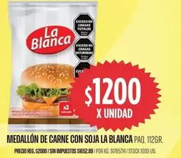 La Blanca - Medallón de Carne con Soja