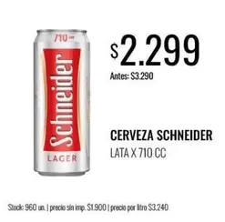 Schneider - CERVEZA LATA