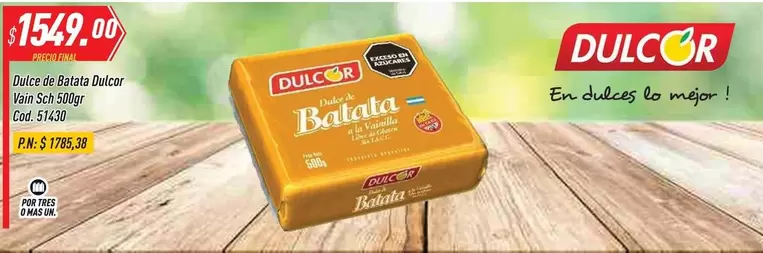Dulcor - Dulce de Batata