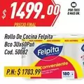 Felpita - Rollo De Cocina Bco 3Ux60Pañ Cod. 50082