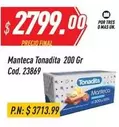Tonadita - Manteca  200 Gr Cod. 23869