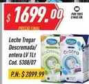 Tregar - Leche  Descremada/entera LV 1Lt Cod. 5308/07