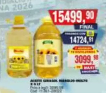 Marolio - ACEITE GIRASOL
