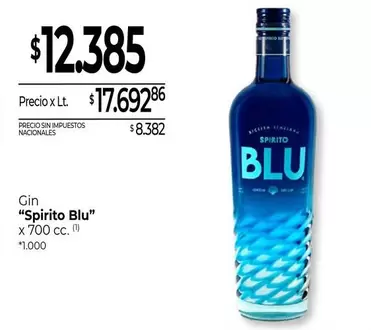 X$ - Gin "Spirito Blu"