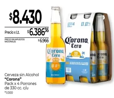 Corona - Cerveza sin Alcohol