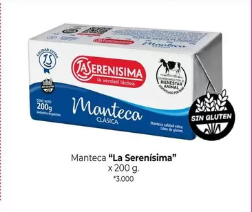 La Serenísima - Manteca