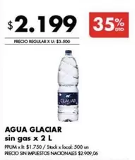 Glaciar - AGUA GLACIAR
