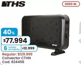 Convector CTHN Cod. 624456