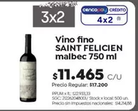 Saint Felicien - Vino fino malbec