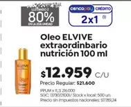 Elvive - Oleo extraordinario nutrición