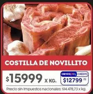 X$ - COSTILLA DE NOVILLITO