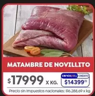 X$ - MATAMBRE DE NOVILLITO
