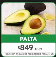 X$ - PALTA