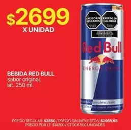 Red Bull - BEBIDA
