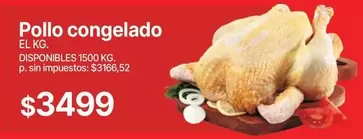 Pollo congelado