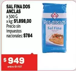 Dos Anclas - SAL FINA