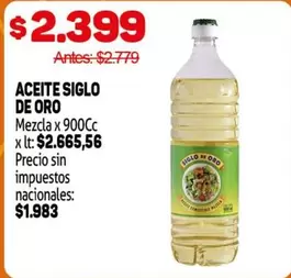 Siglo de Oro - ACEITE SIGLO DE ORO Mezcla