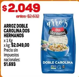 Dos Hermanos - ARROZ DOBLE CAROLINA