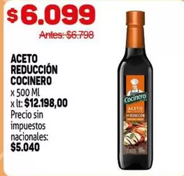 Cocinero - ACETO REDUCCIÓN
