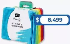 Aro - SET 10 PAÑOS DE MICROFIBRA