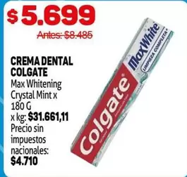 Colgate - CREMA DENTAL