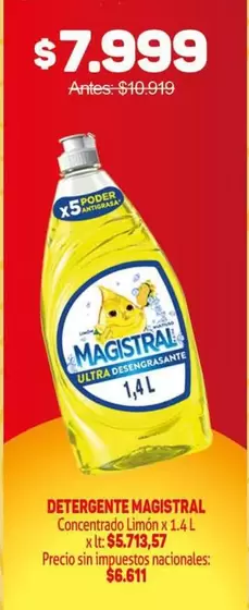 Magistral - Detergente Concentrado Limón