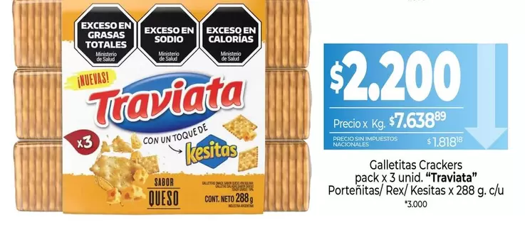 Traviata - Calletitas Crackers