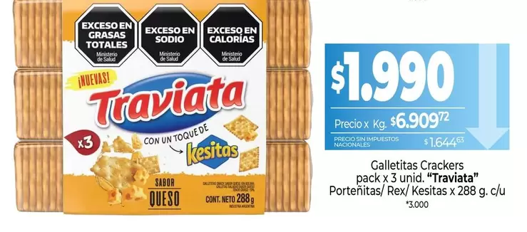 Traviata - Galletitas Crackers