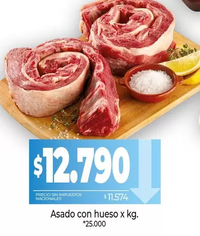 X$ - Asado con hueso