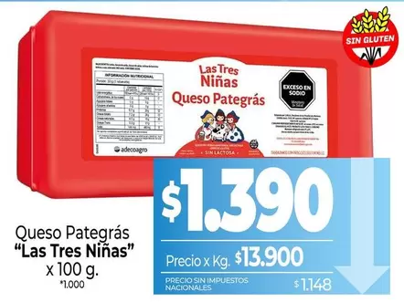 X$ - Queso Pategra s